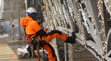 Монтаж архитектурной подсветки