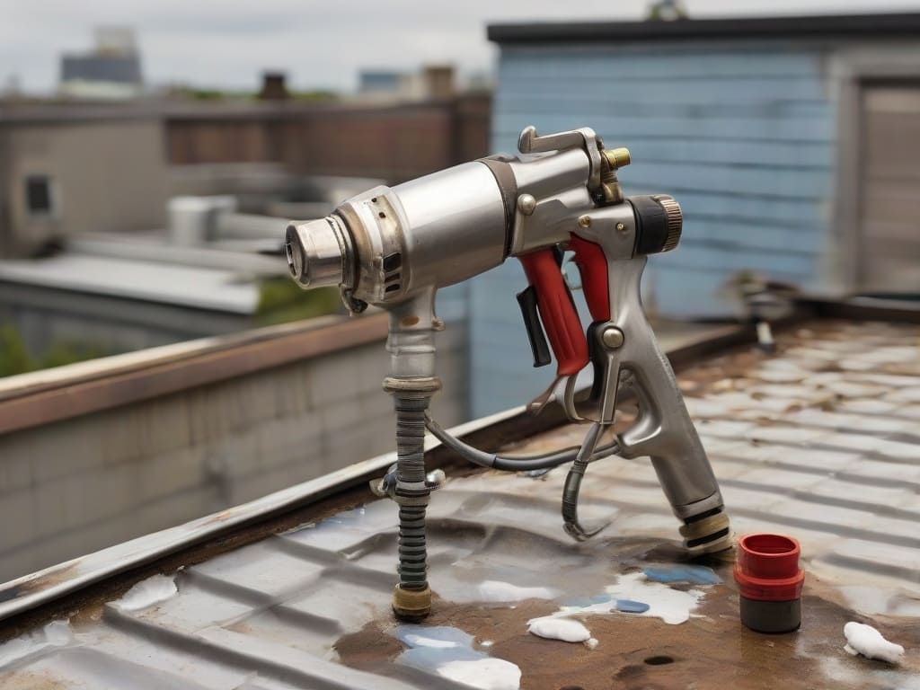 Покраска крыши